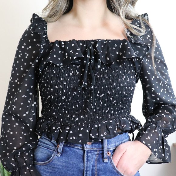 Smocked Ruffle Top - Picture 2 of 6